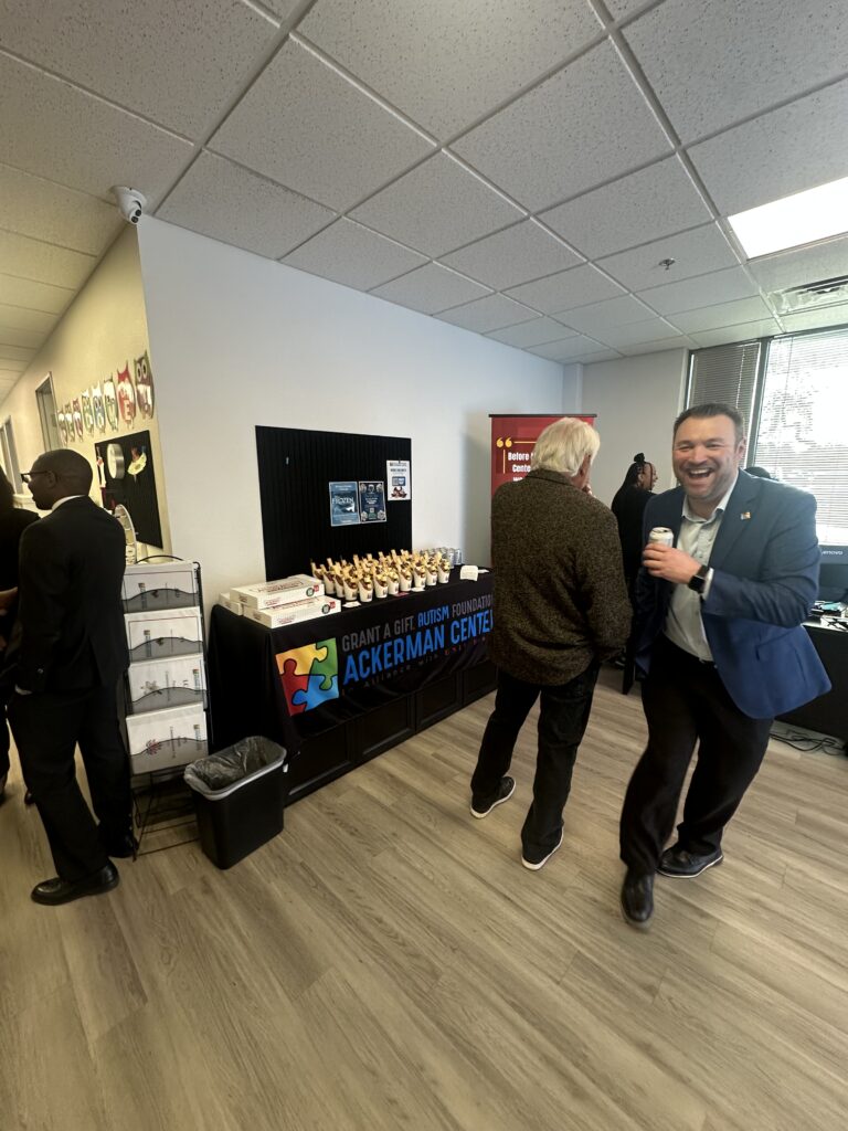 Interior display area of the Grant a Gift Autism Foundation – Ackerman Center